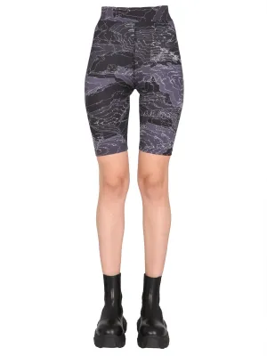 McQ Alexander McQueen Graphic Printed Cycling Shorts