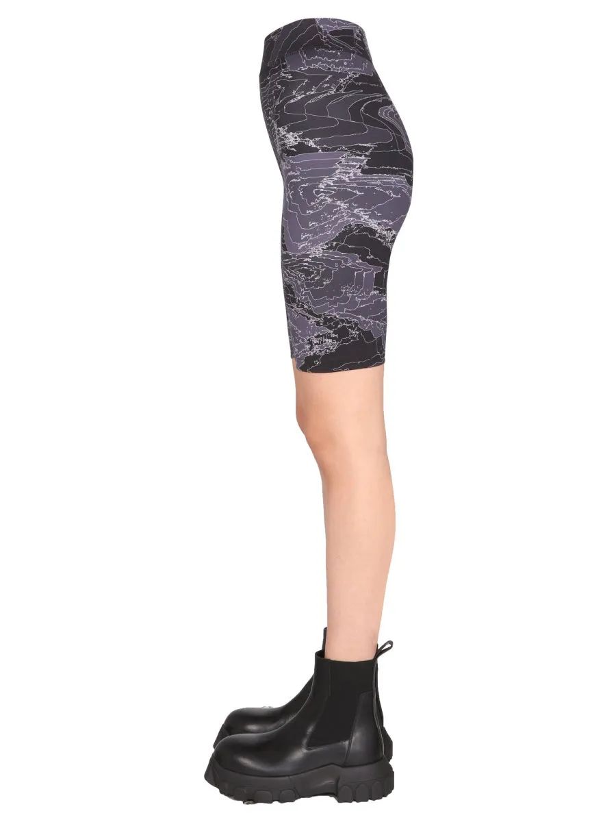 McQ Alexander McQueen Graphic Printed Cycling Shorts