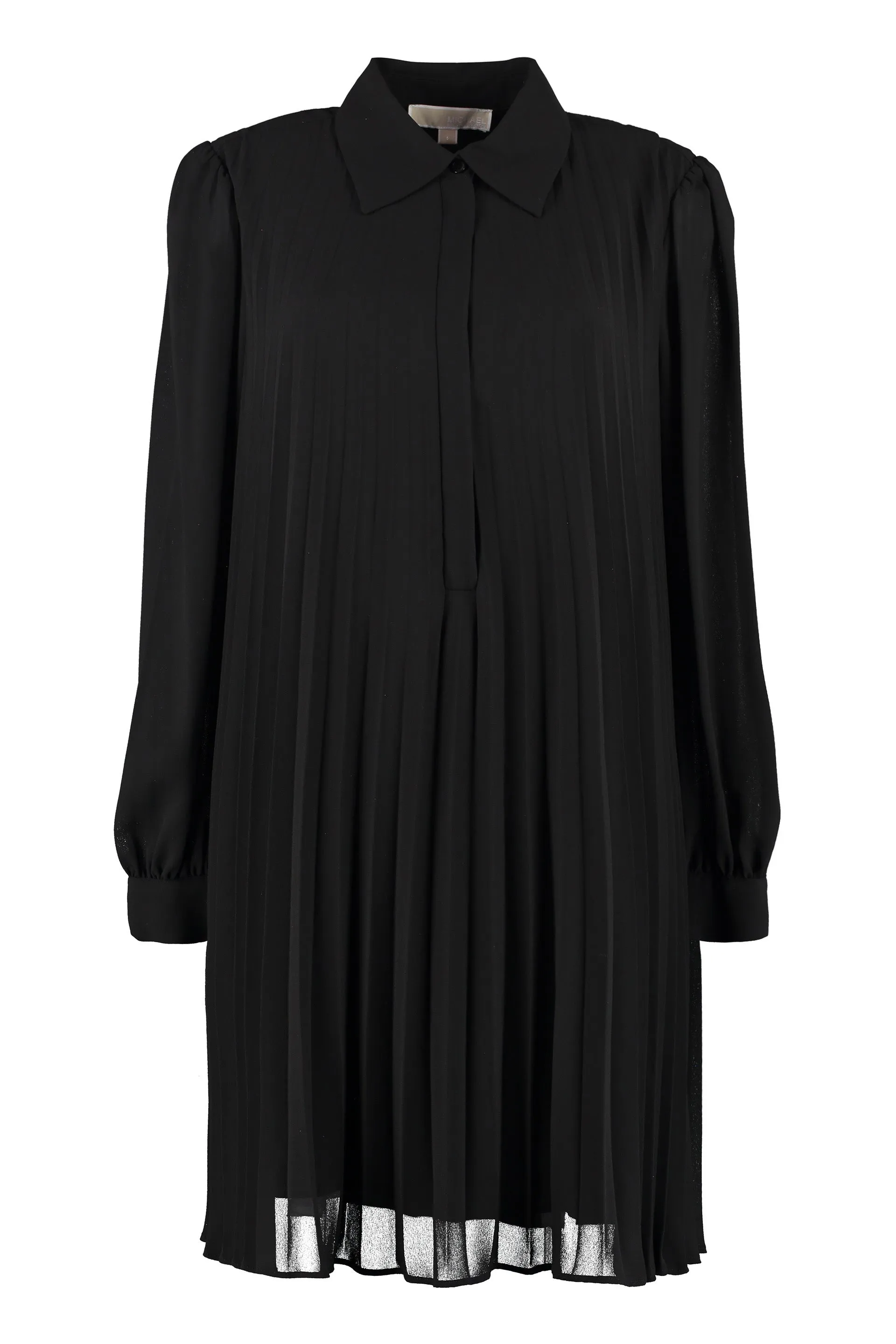 Michael Michael Kors Georgette Pleated Shirt Dress