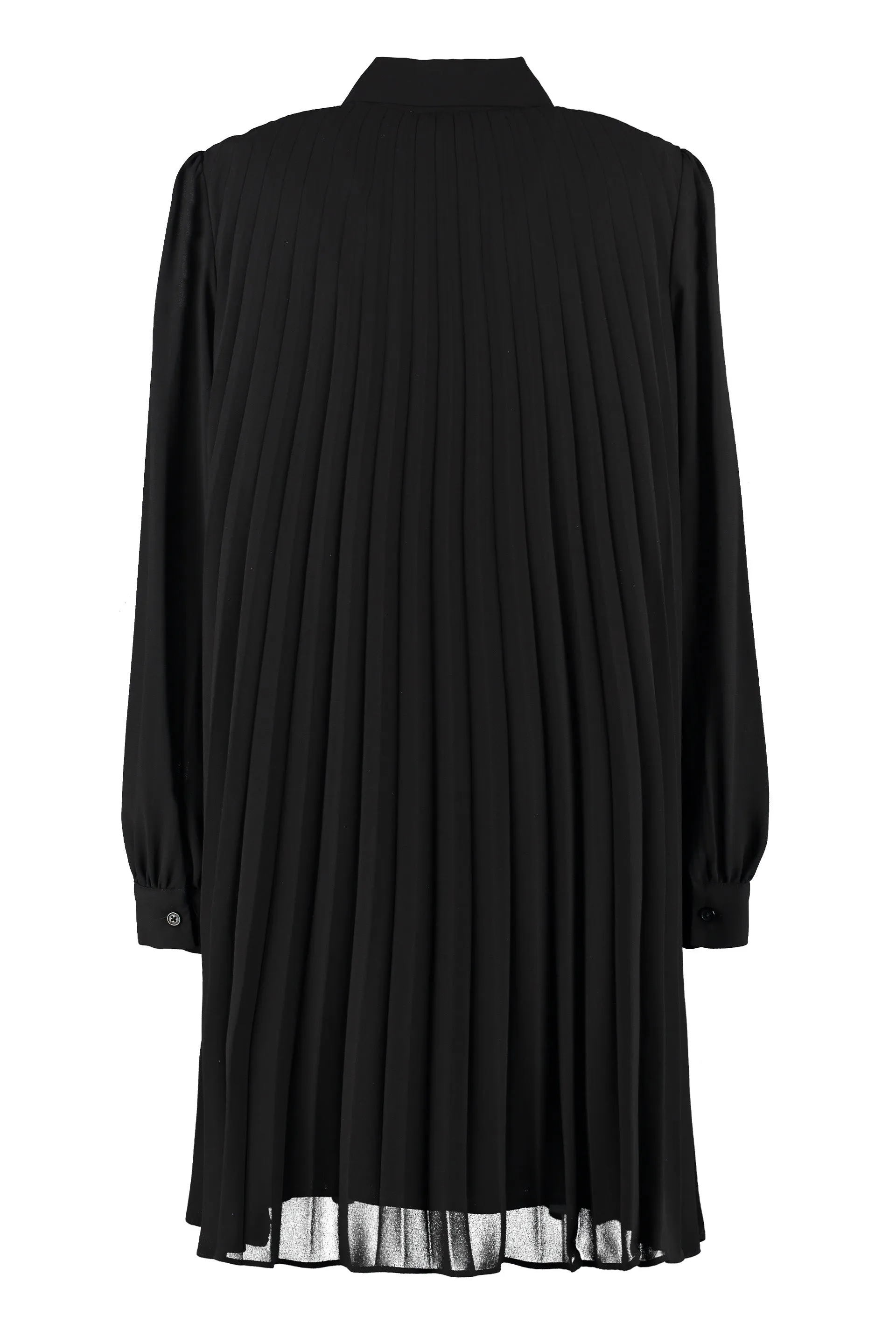 Michael Michael Kors Georgette Pleated Shirt Dress