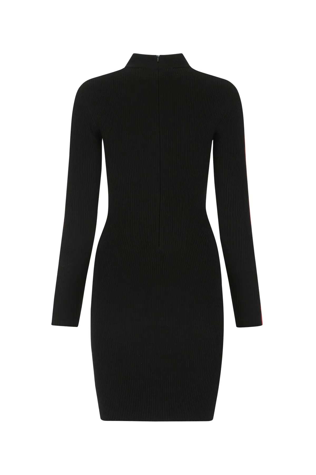 Michael Michael Kors Logo Detailed High Neck Dress