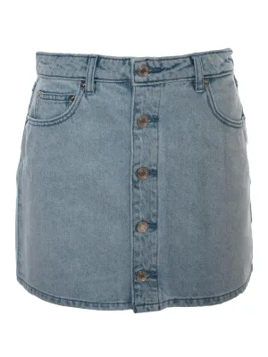 Michael Michael Kors Mid-Rise Mini Denim Skirt
