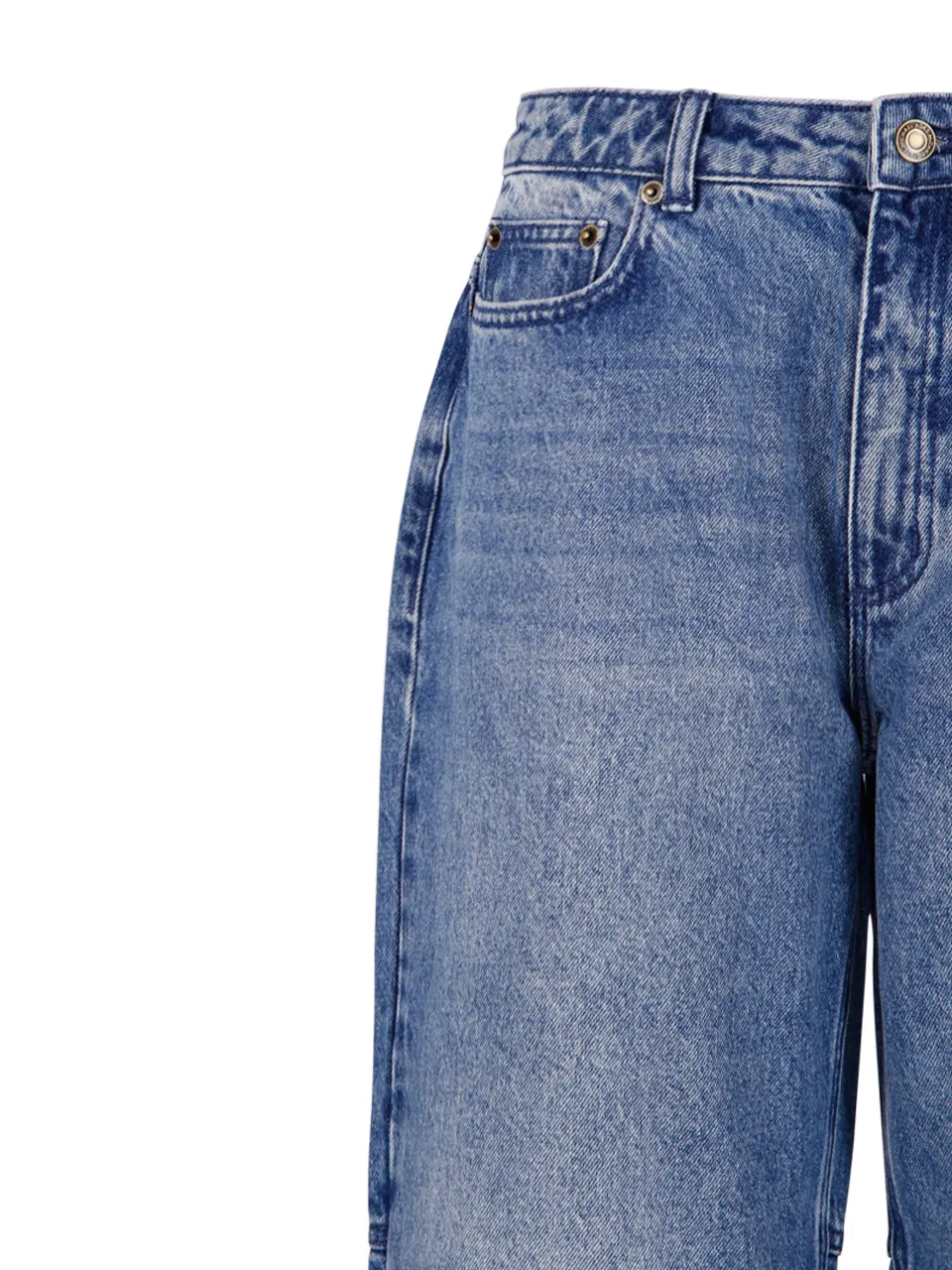 Michael Michael Kors Mid-Rise Wide Leg Jeans