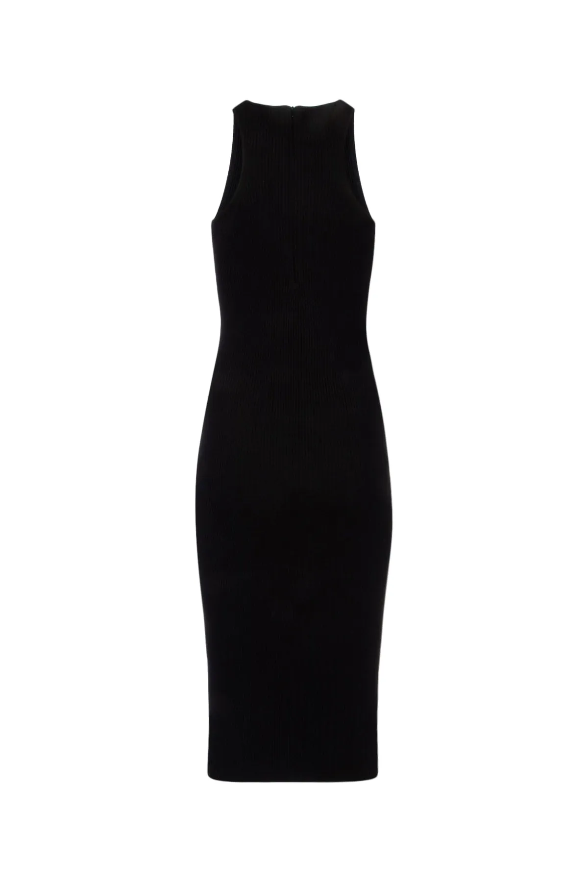 Michael Michael Kors Sleeveless Ribbed Knit Midi Dress