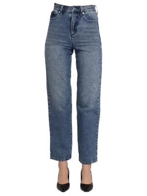 Michael Michael Kors Straight Leg Cropped Jeans