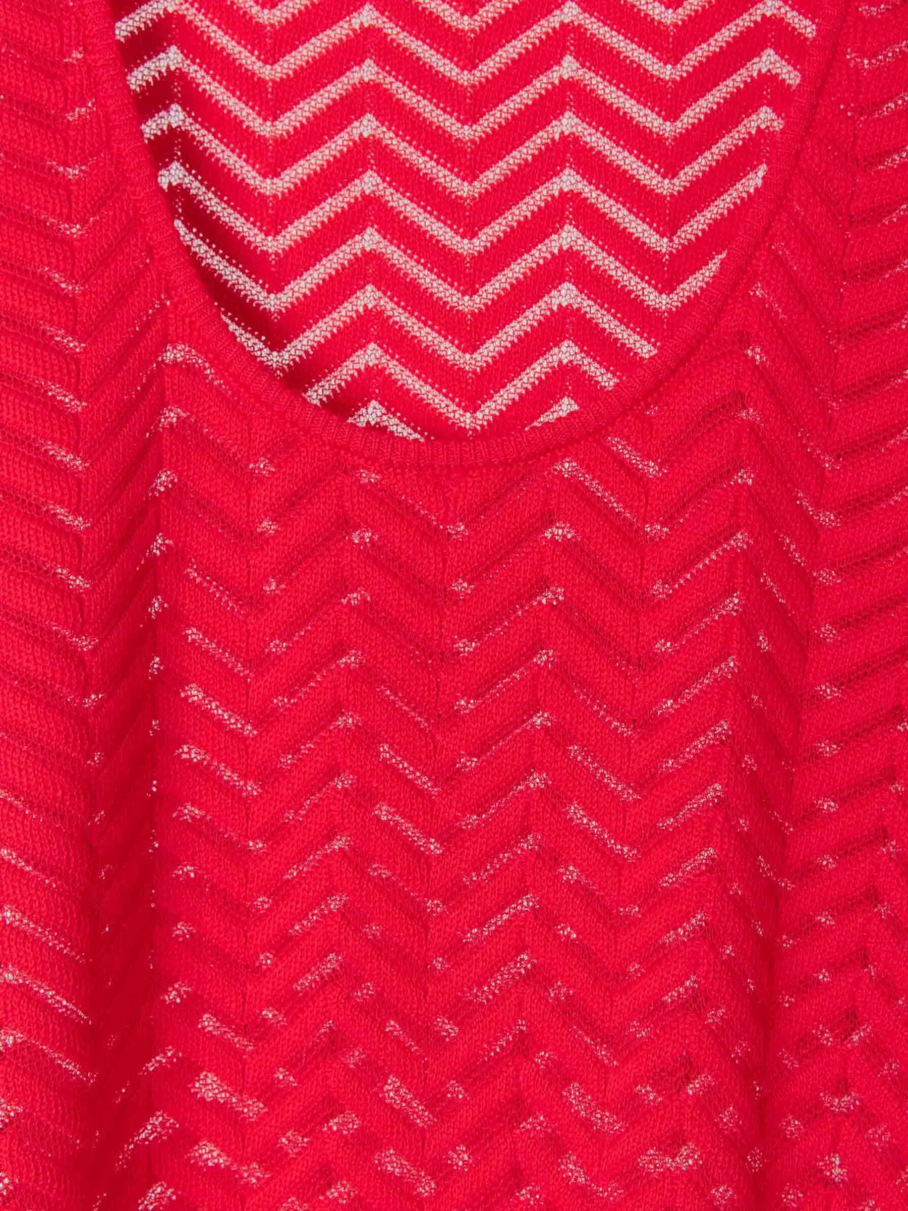 Missoni Zigzag Woven Knitted Tank Top