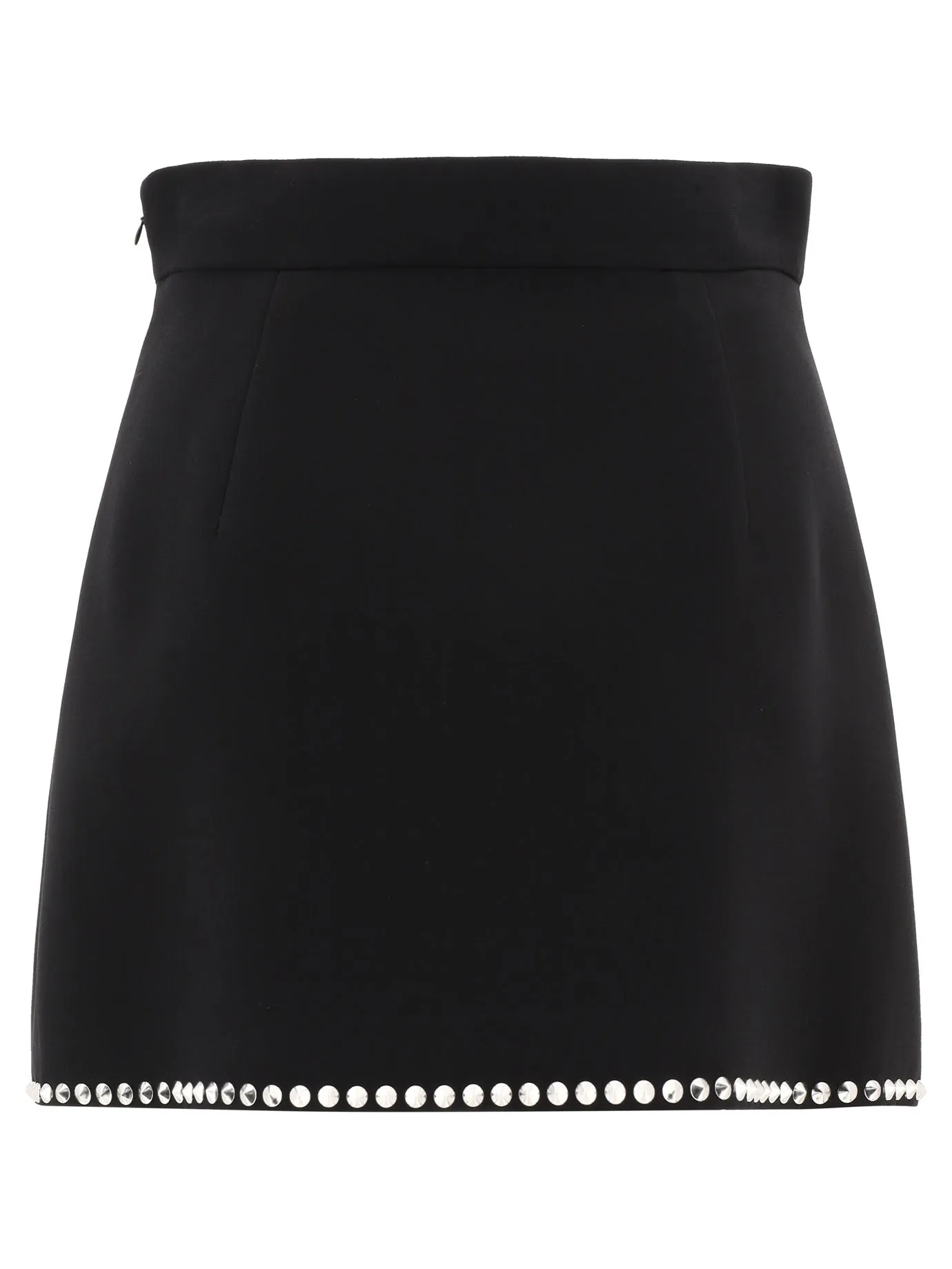 Miu Miu Stud Embellished Mini Skirt