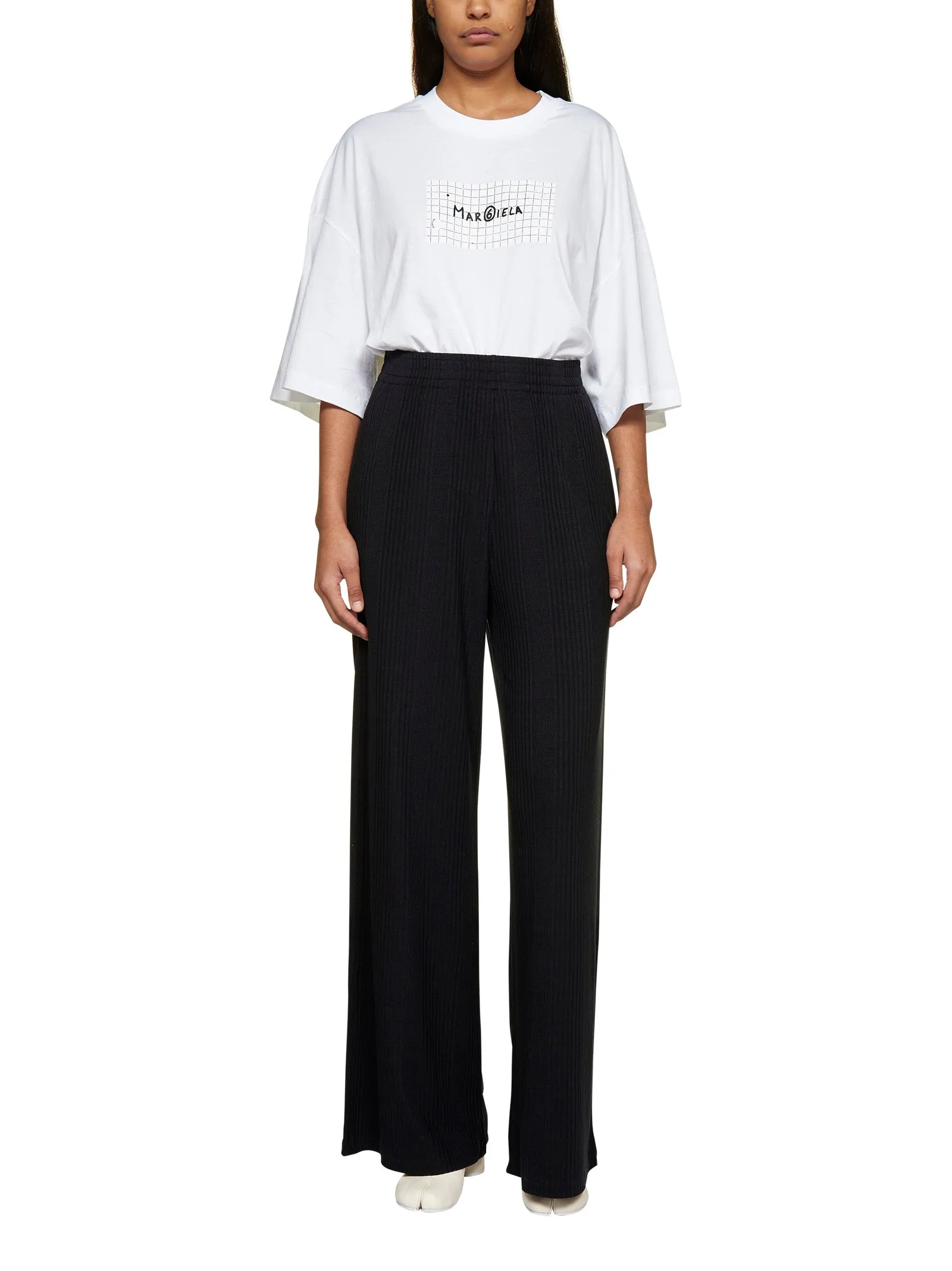 MM6 Maison Margiela Pleated Elastic Waist Trousers