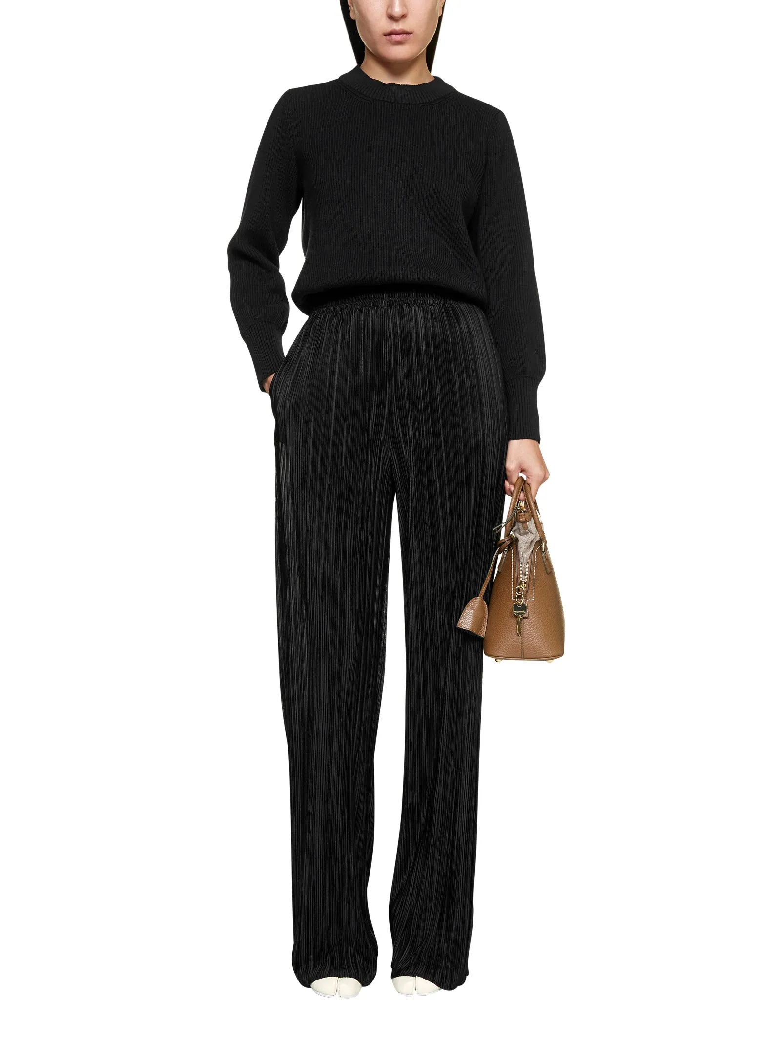 MM6 Maison Margiela Straight-Leg Pleated Trousers