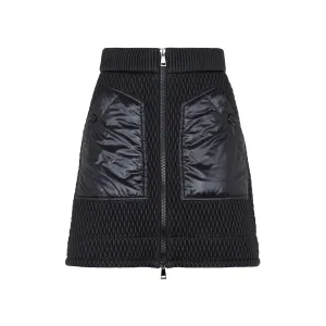 Moncler A-Line Zip-Up Mini Skirt