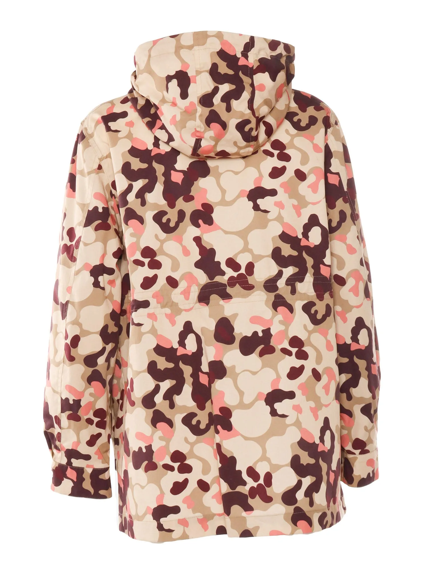 Moncler Abstract-Printed Hooded Jacket