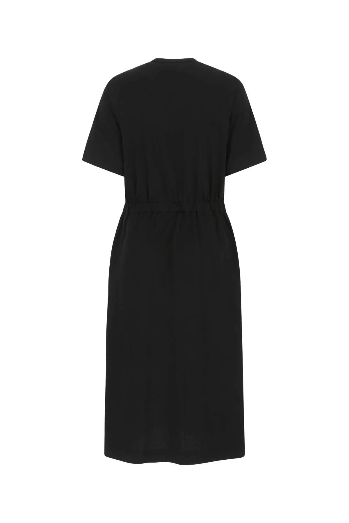 Moncler Belted Short-Sleeved Midi Dress