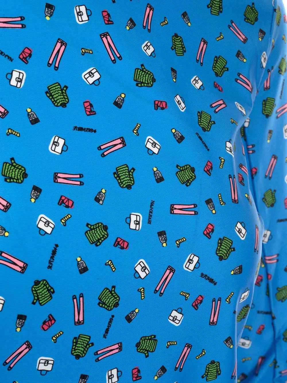 Moncler Grenoble Graphic Printed Turtle-Neck Top