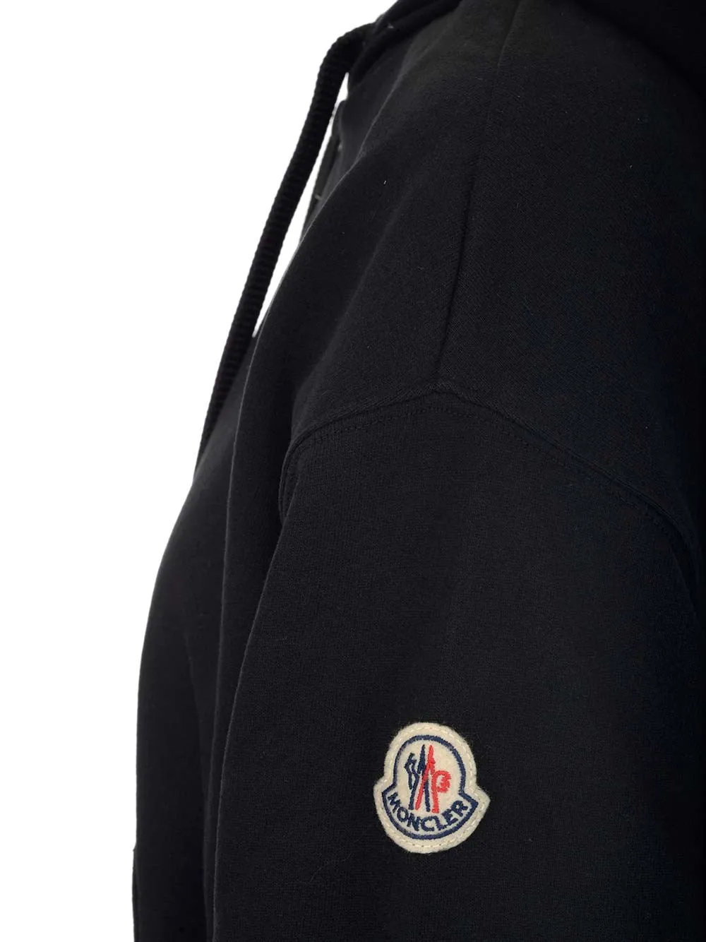 Moncler Logo Patch Zipped Hoodie