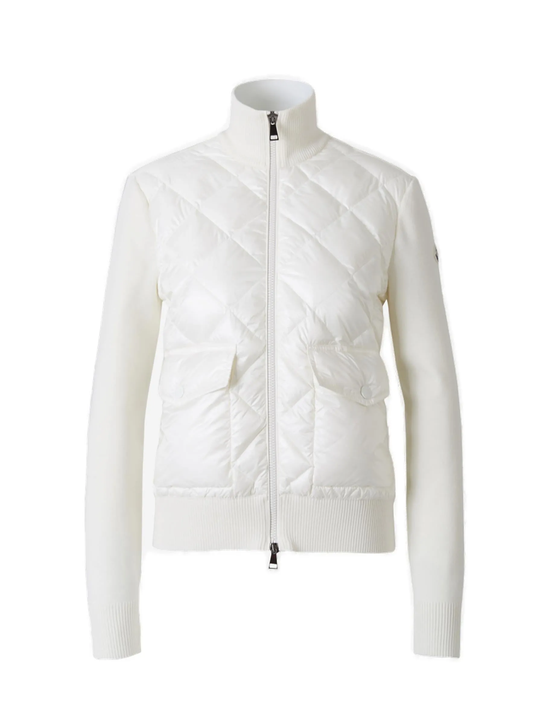 Moncler Logo Patch Zipped Padded Jacket