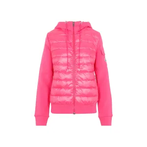 Moncler Quilted Long-Sleeved Hooded Jacket