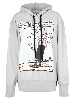 Moncler X Olivia Oyl Printed Drawstring Hoodie