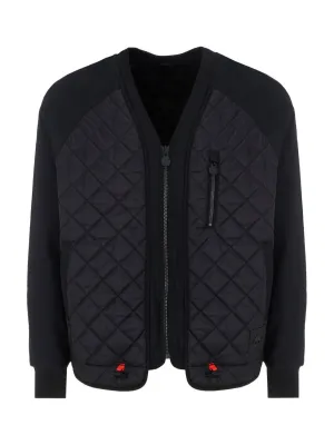 Moose Knuckles Diamond Quilted Zipped Puffer Jacket