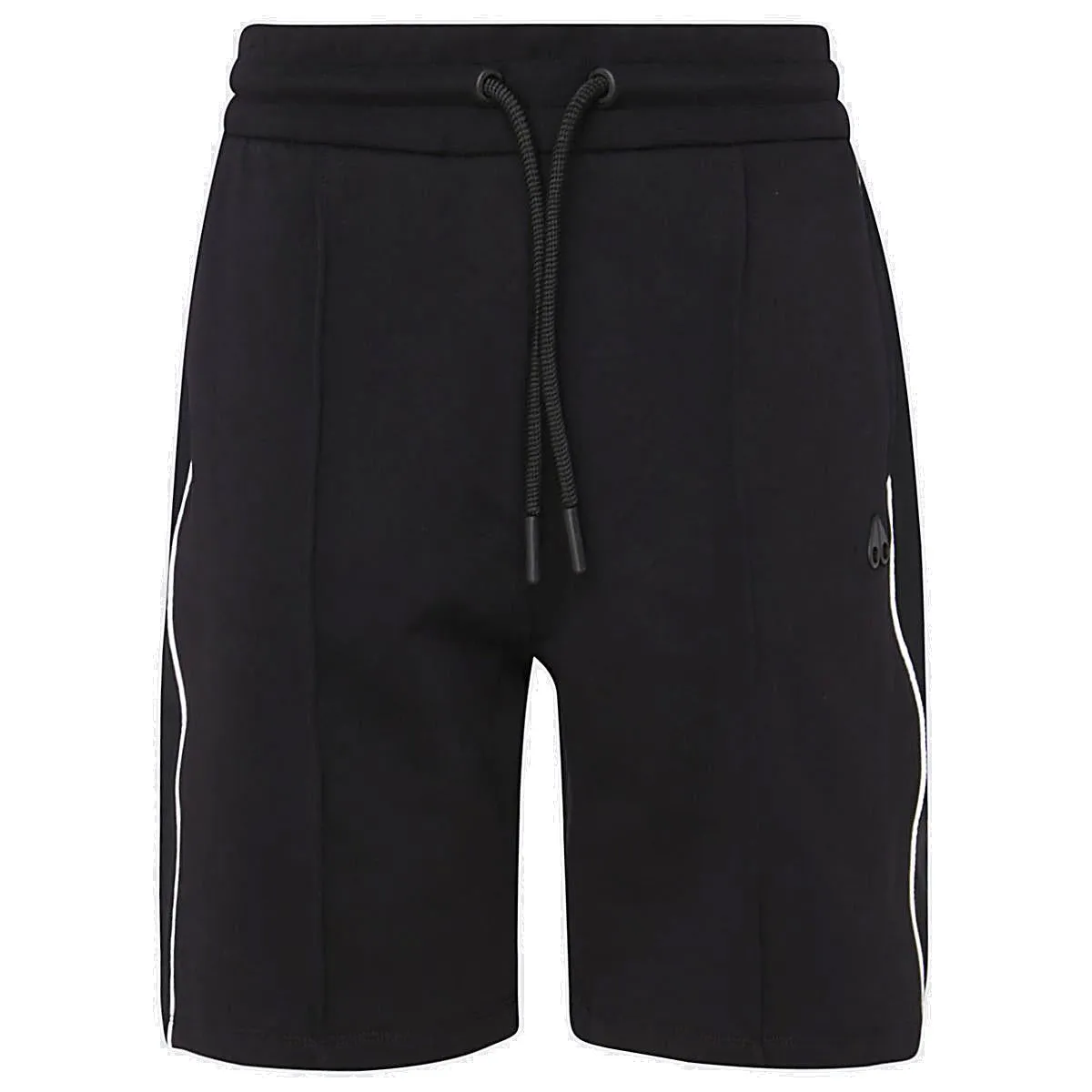 Moose Knuckles Logo Plaque Drawstring Track Shorts