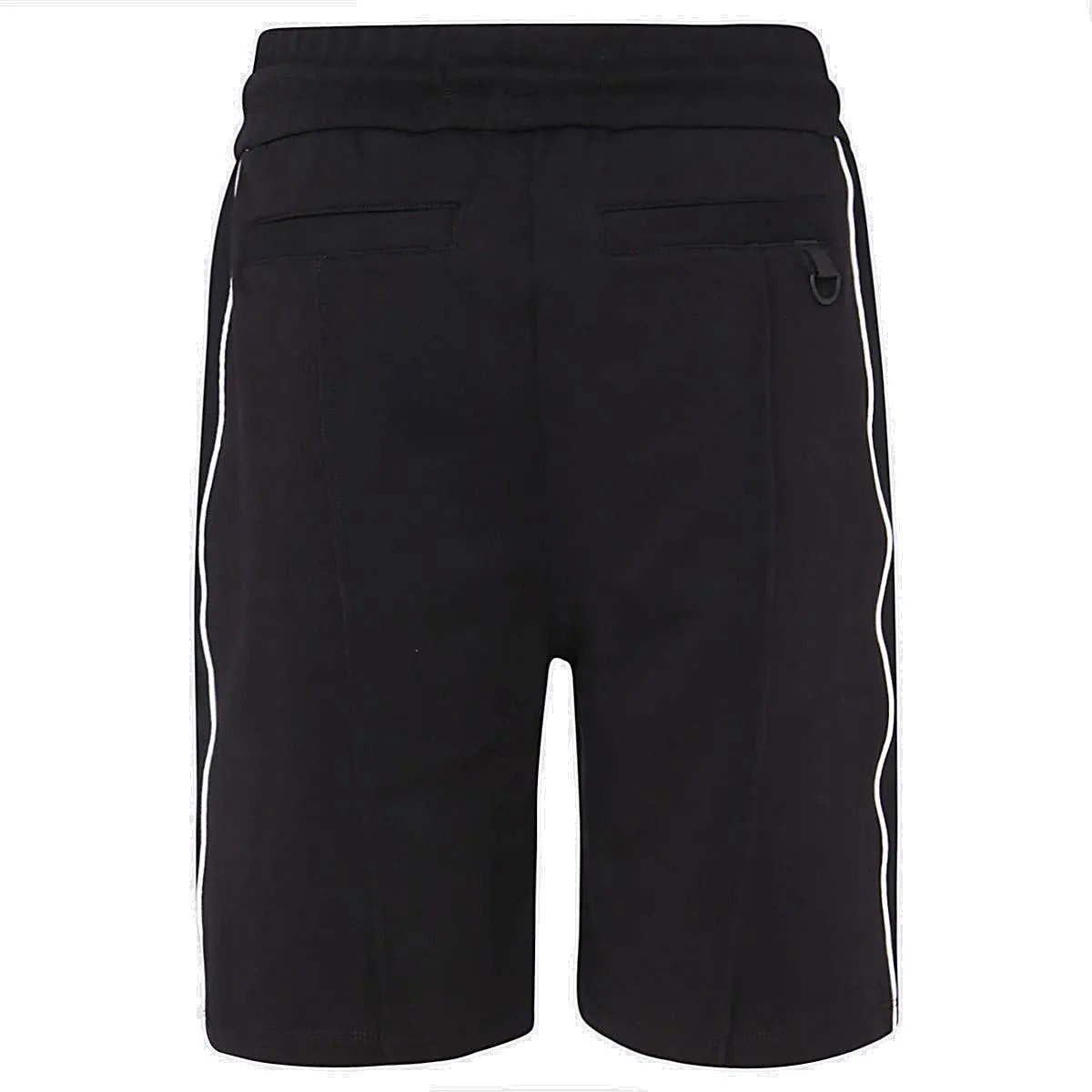 Moose Knuckles Logo Plaque Drawstring Track Shorts