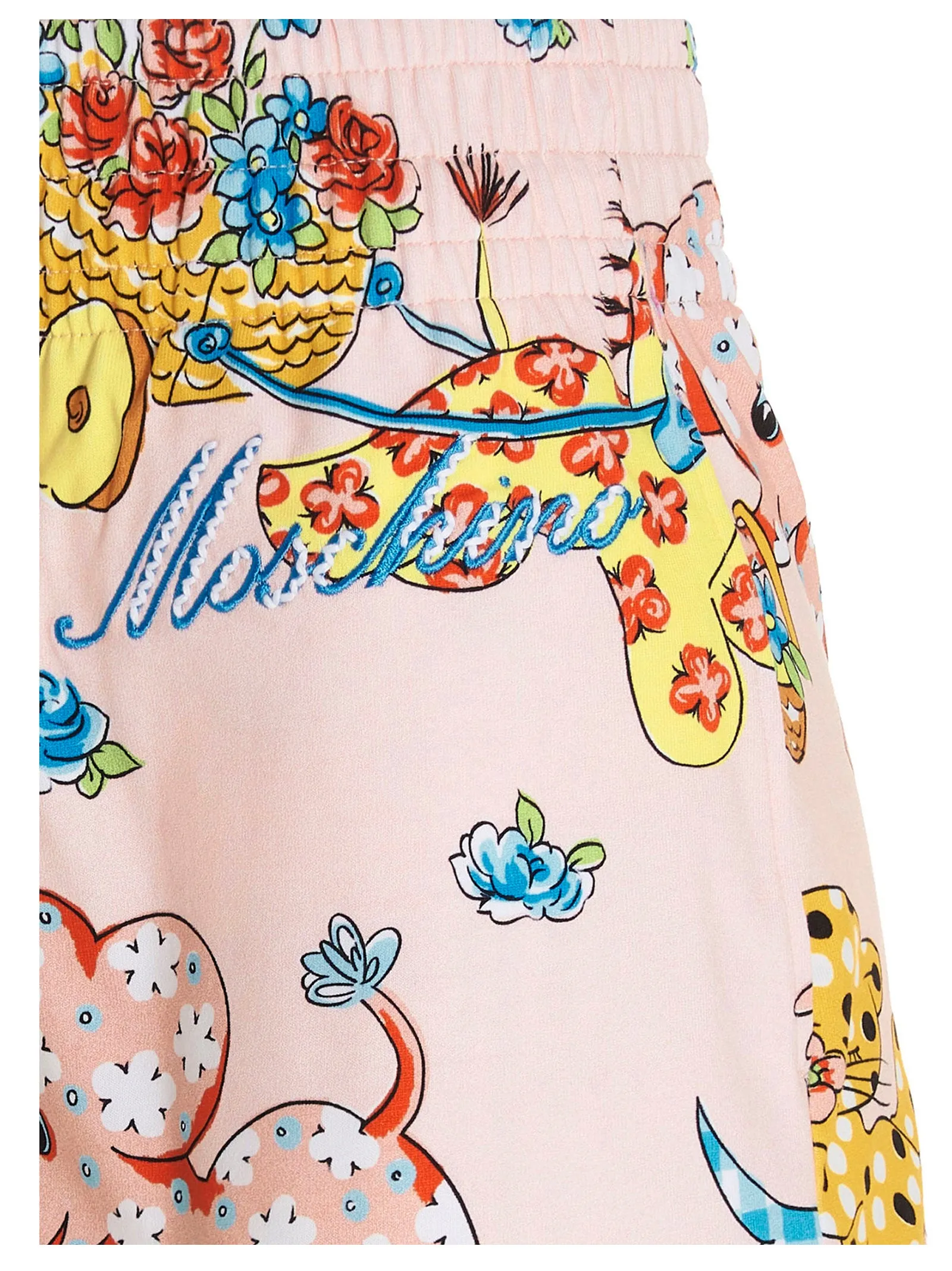 Moschino Calico Animals All-Over Printed Shorts