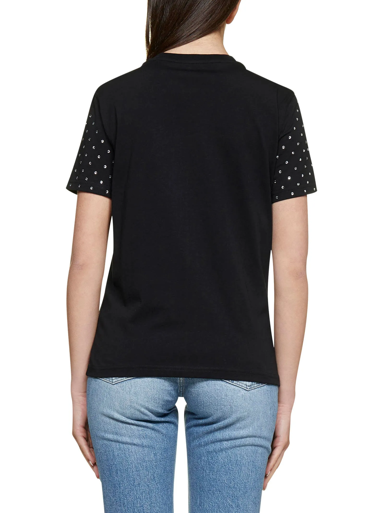 Moschino Embellished Teddy Crewneck T-Shirt
