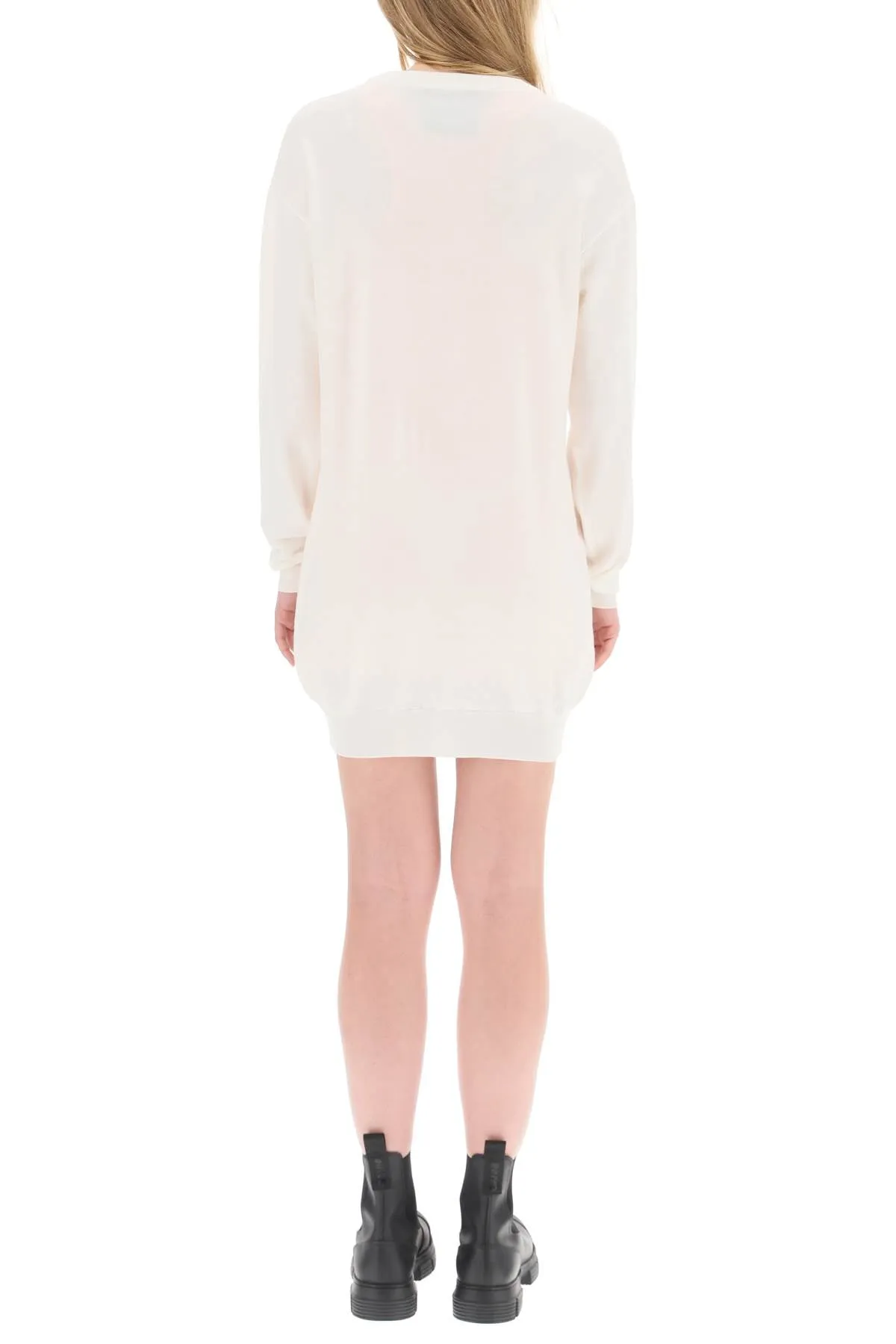 Moschino Intarsia-Knit Mini Dress