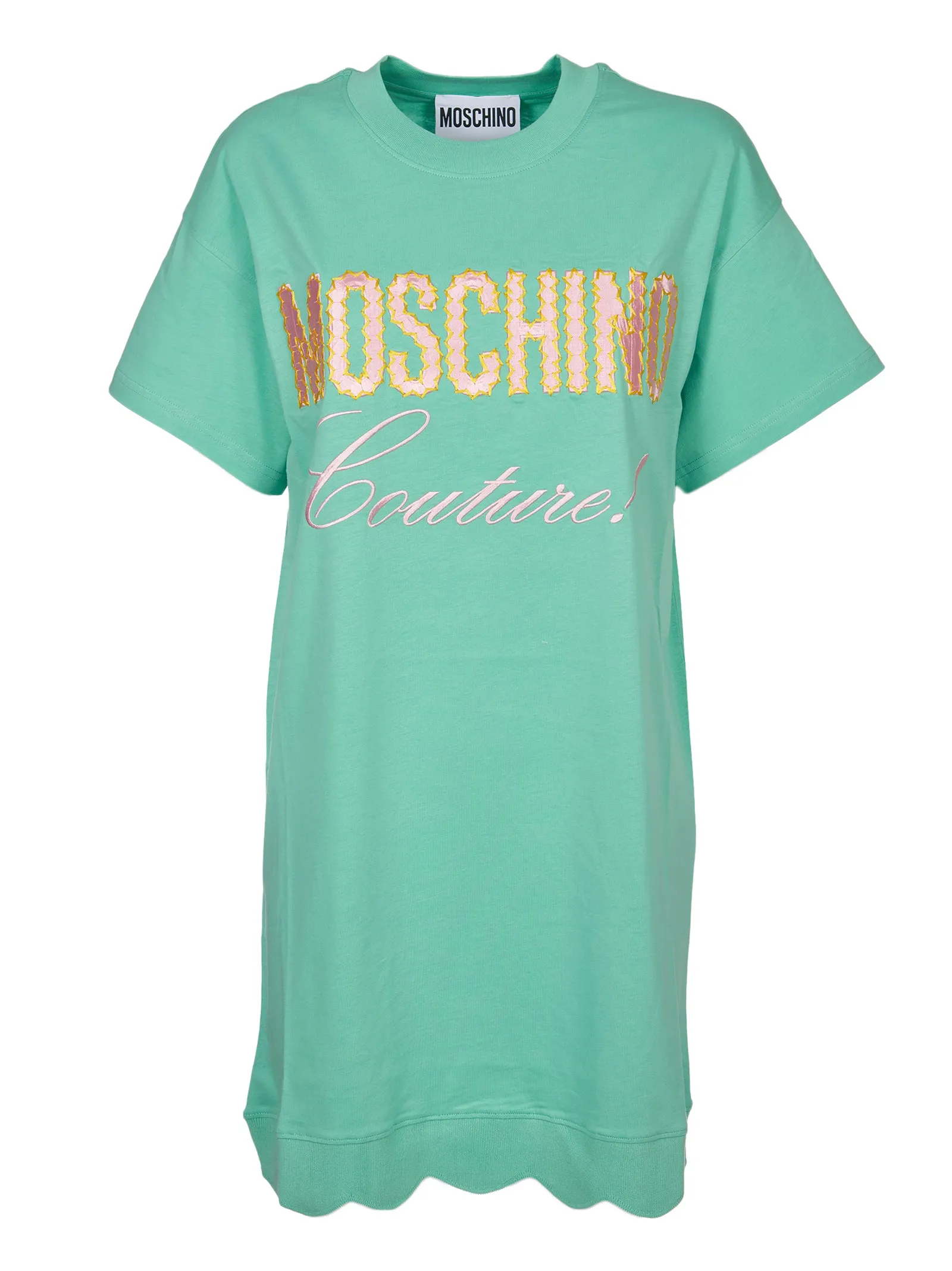 Moschino Logo Detailed Mini T-Shirt Dress