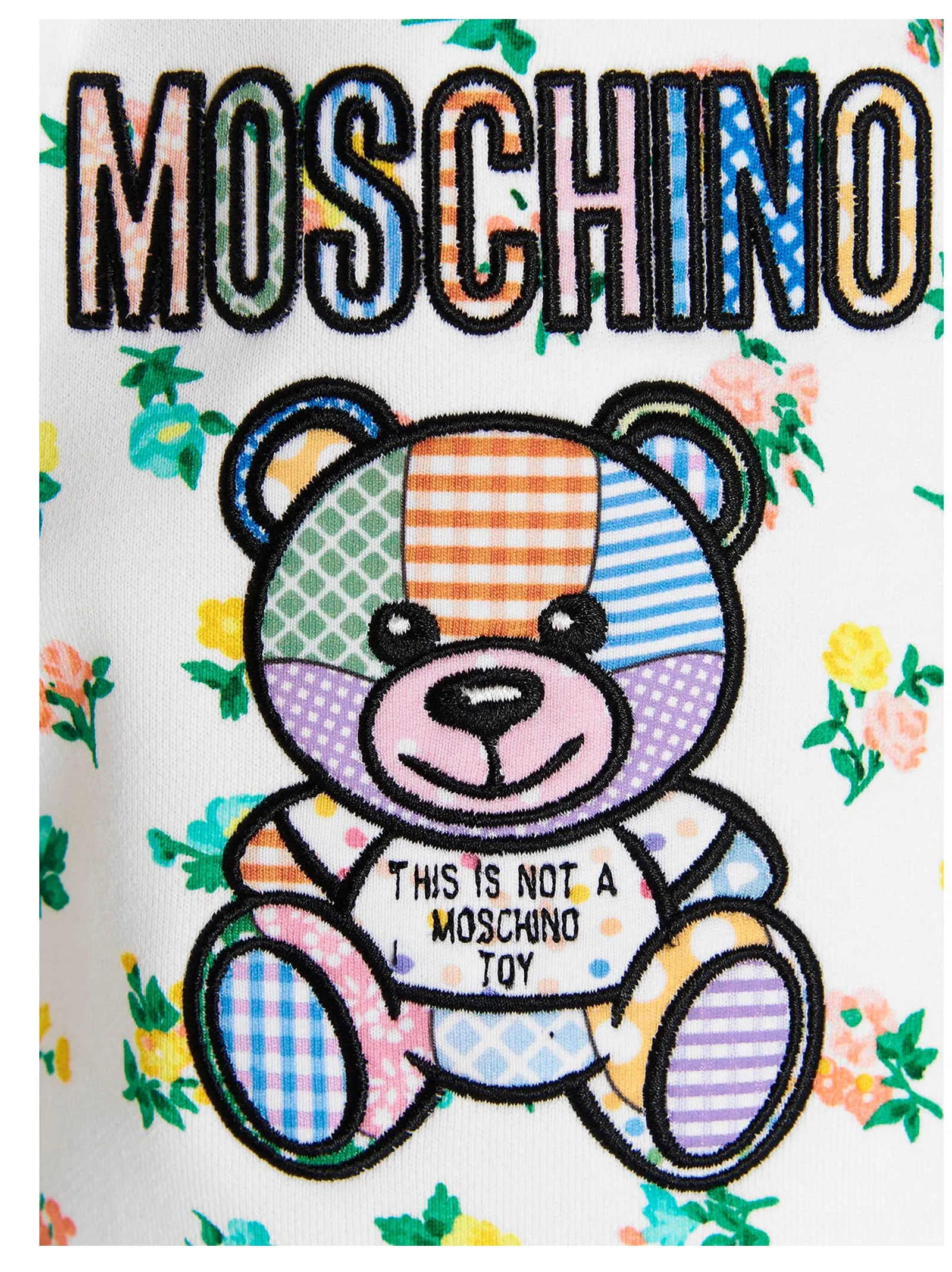 Moschino Logo Embroidered All-Over Printed Shorts