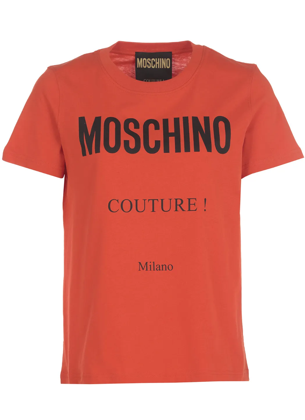Moschino Logo Printed Crewneck T-Shirt