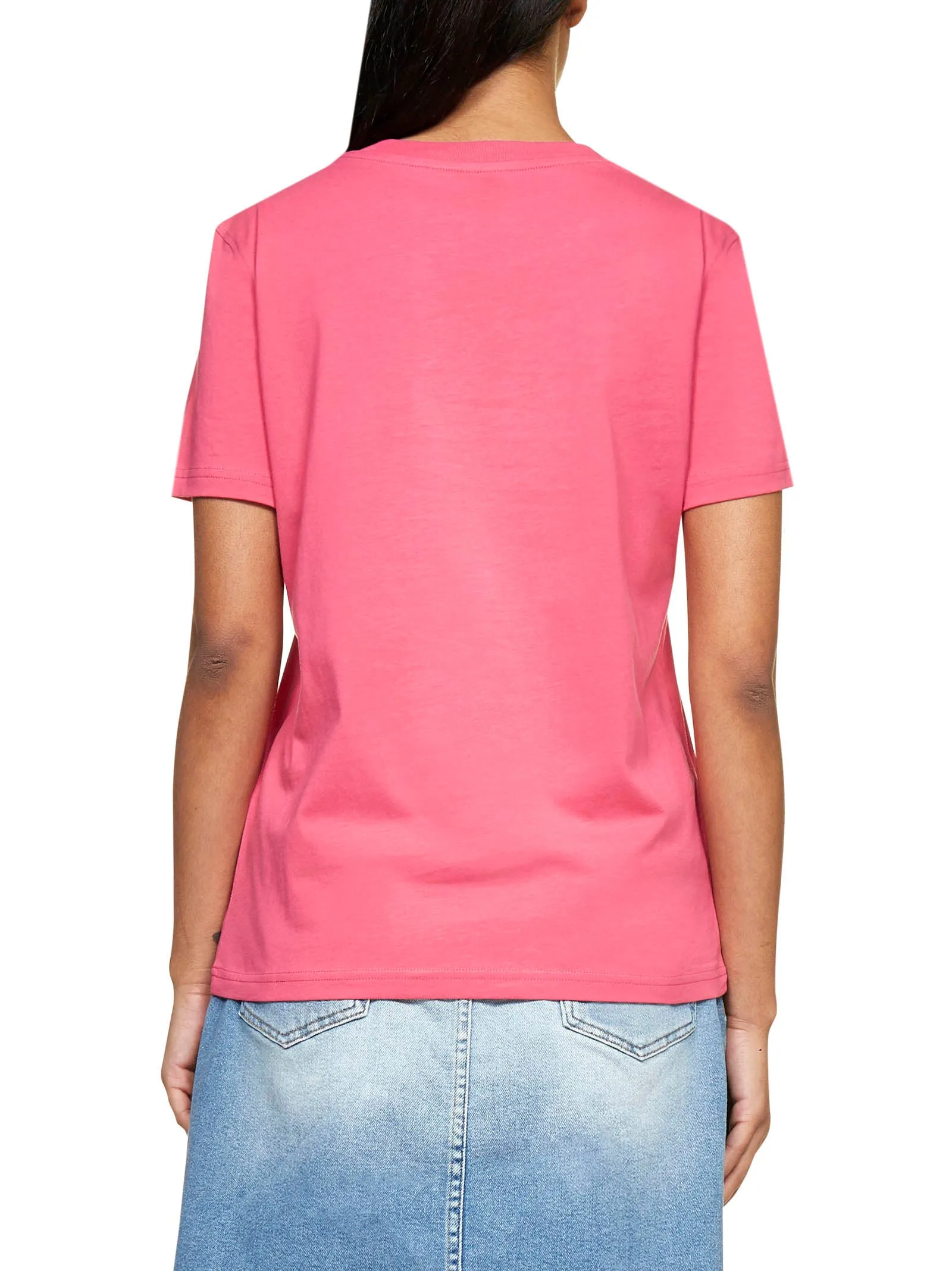 Moschino Logo Printed Crewneck T-Shirt
