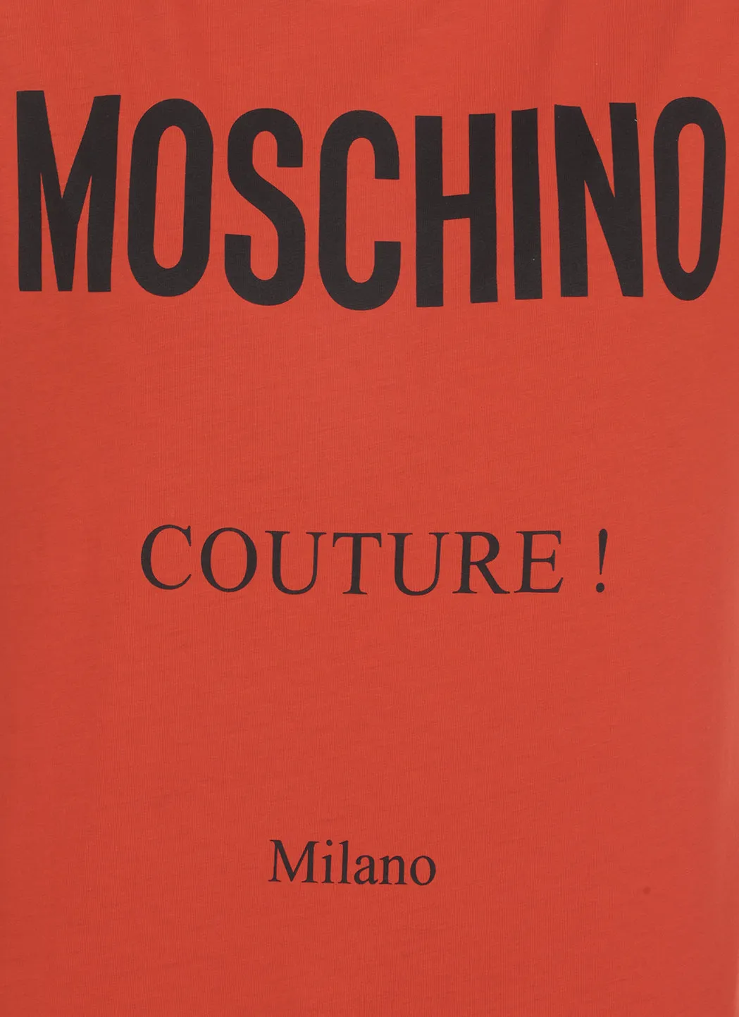 Moschino Logo Printed Crewneck T-Shirt