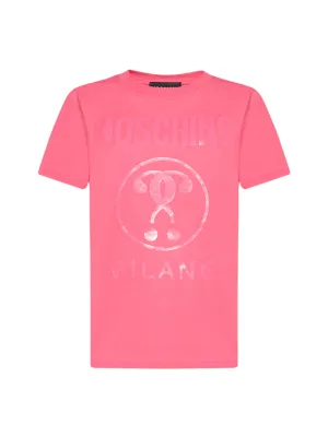 Moschino Logo Printed Crewneck T-Shirt