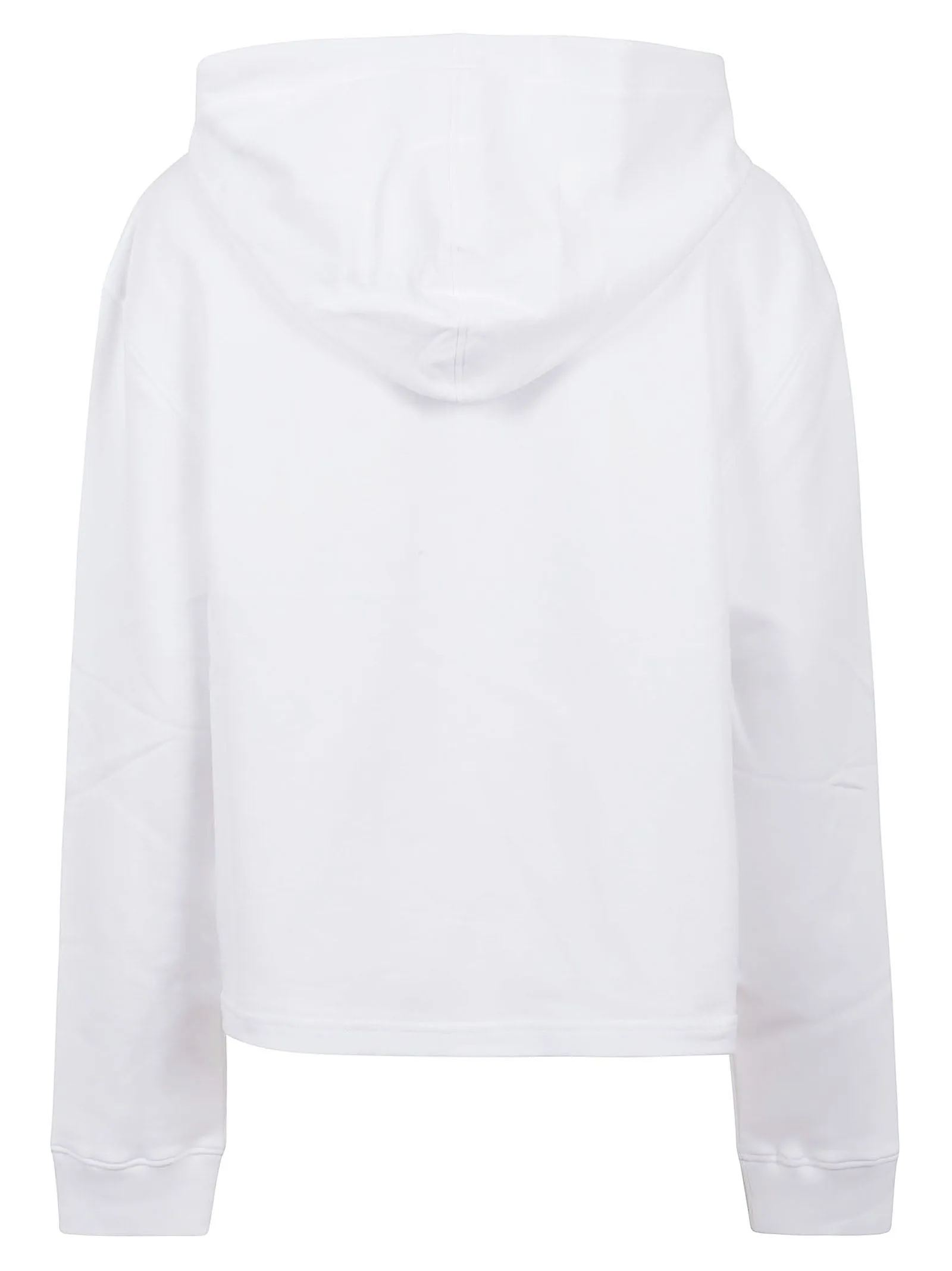 Moschino Logo Printed Drawstring Hoodie