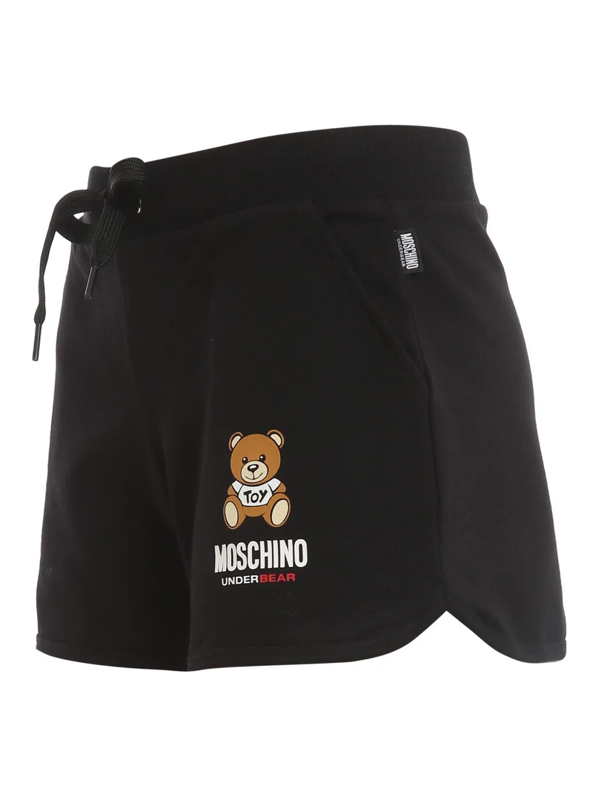 Moschino Logo Printed Drawstring Track Shorts