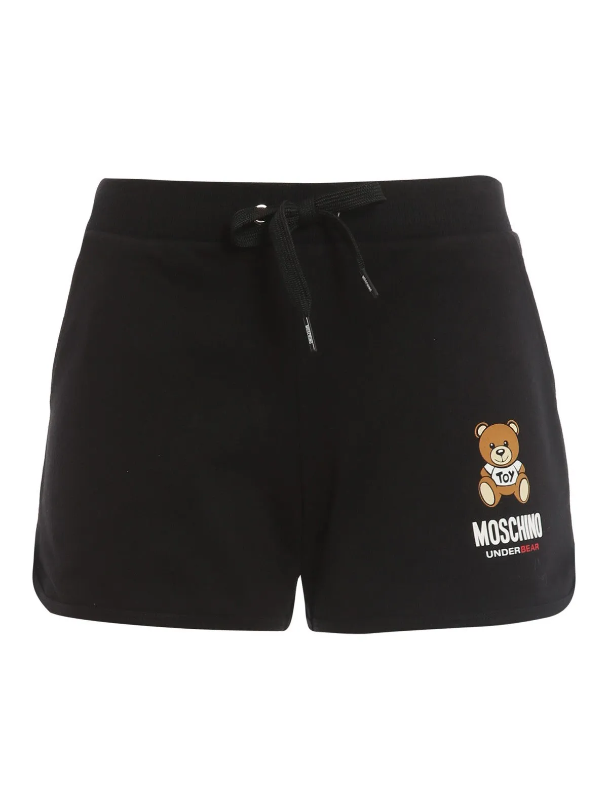 Moschino Logo Printed Drawstring Track Shorts