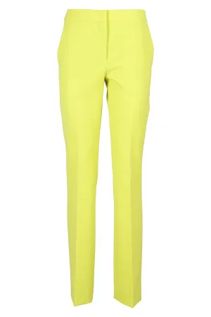 Moschino Mid Rise Straight Leg Tailored Trousers