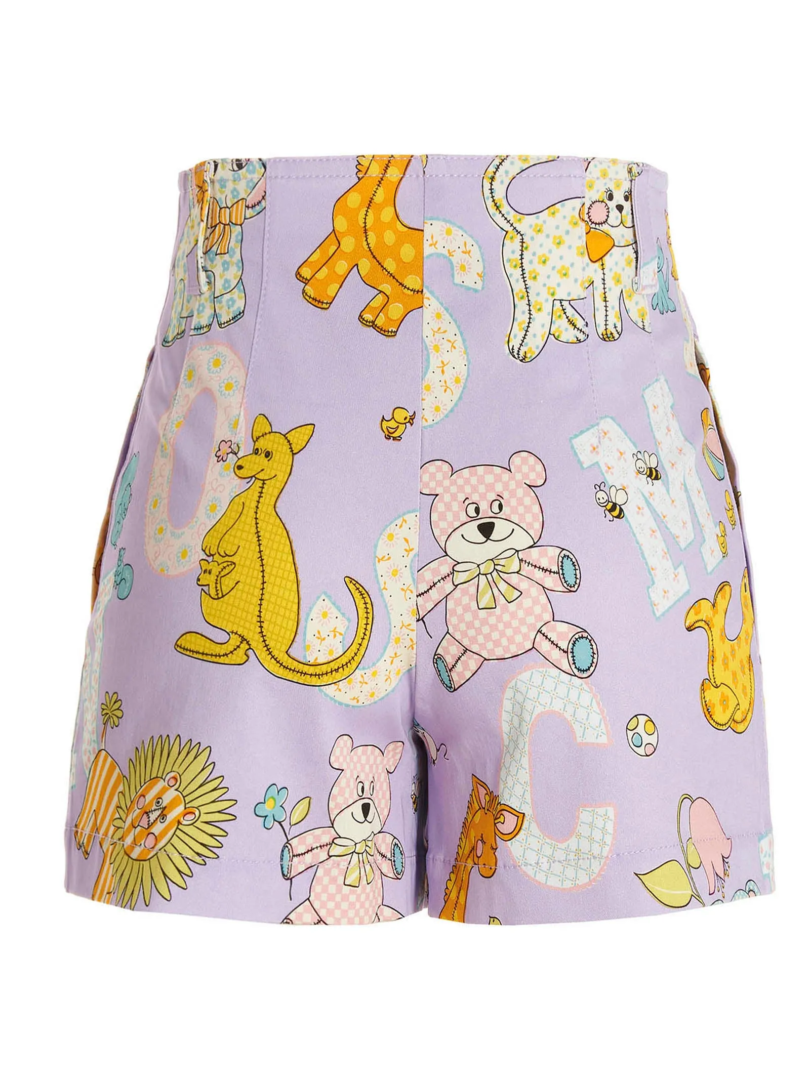 Moschino Printed High-Rise Shorts