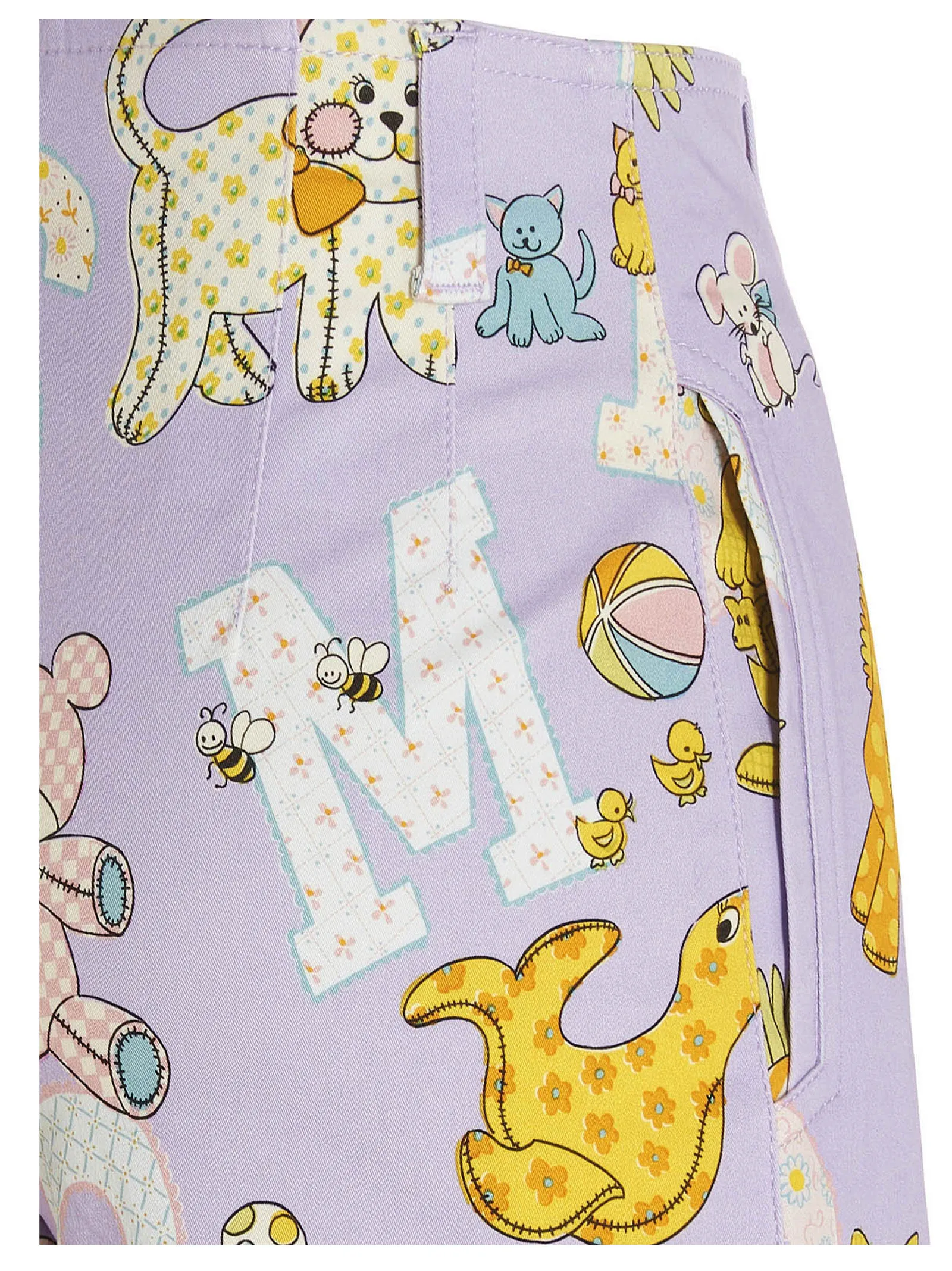 Moschino Printed High-Rise Shorts