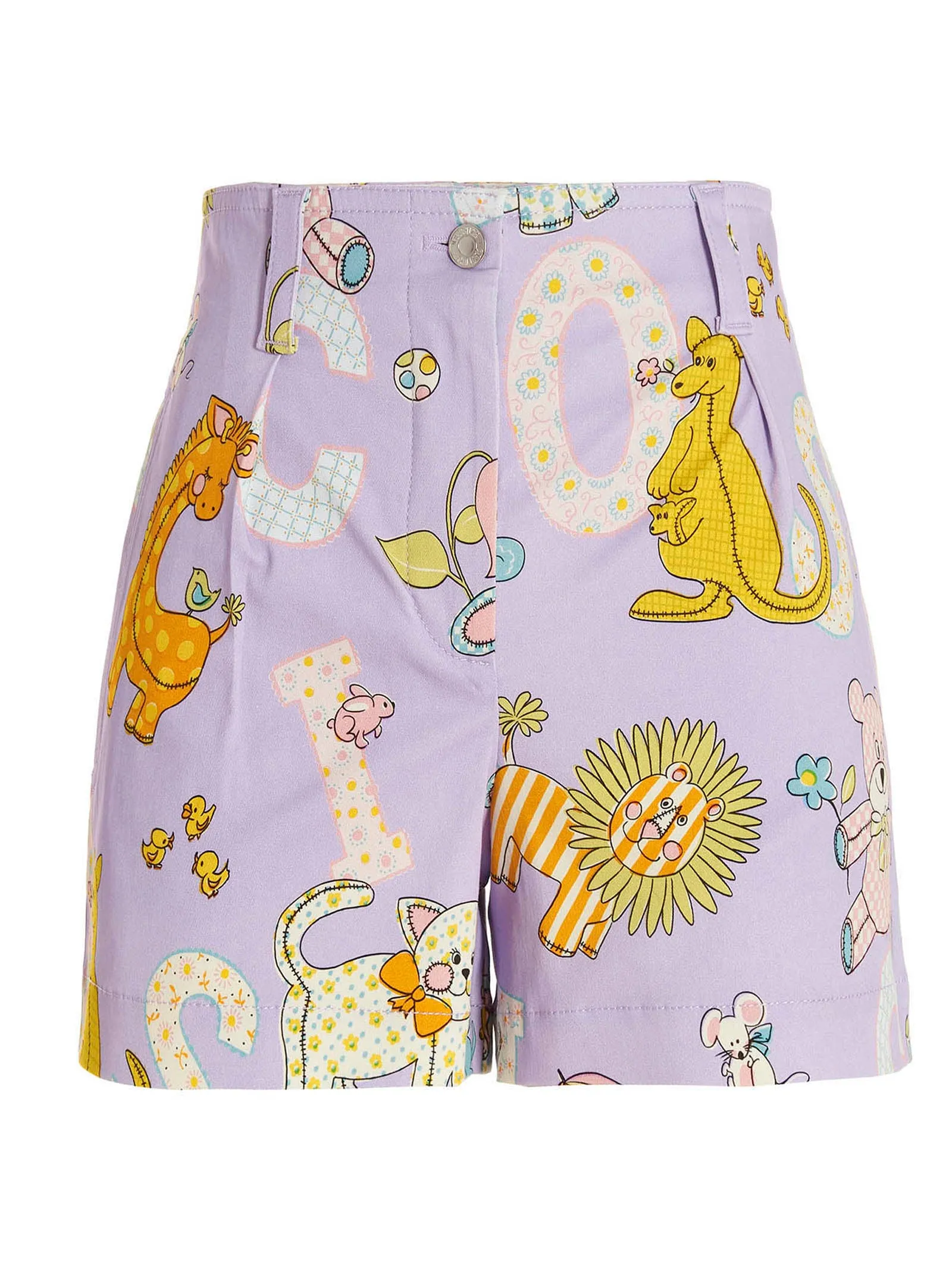 Moschino Printed High-Rise Shorts