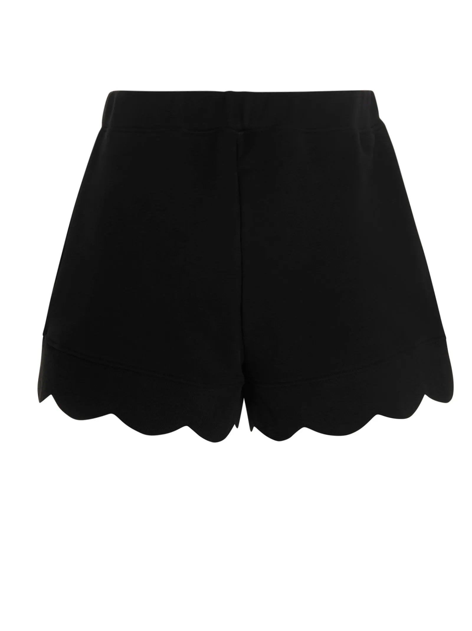 Moschino Scallop-Edge Elasticated Waist Shorts
