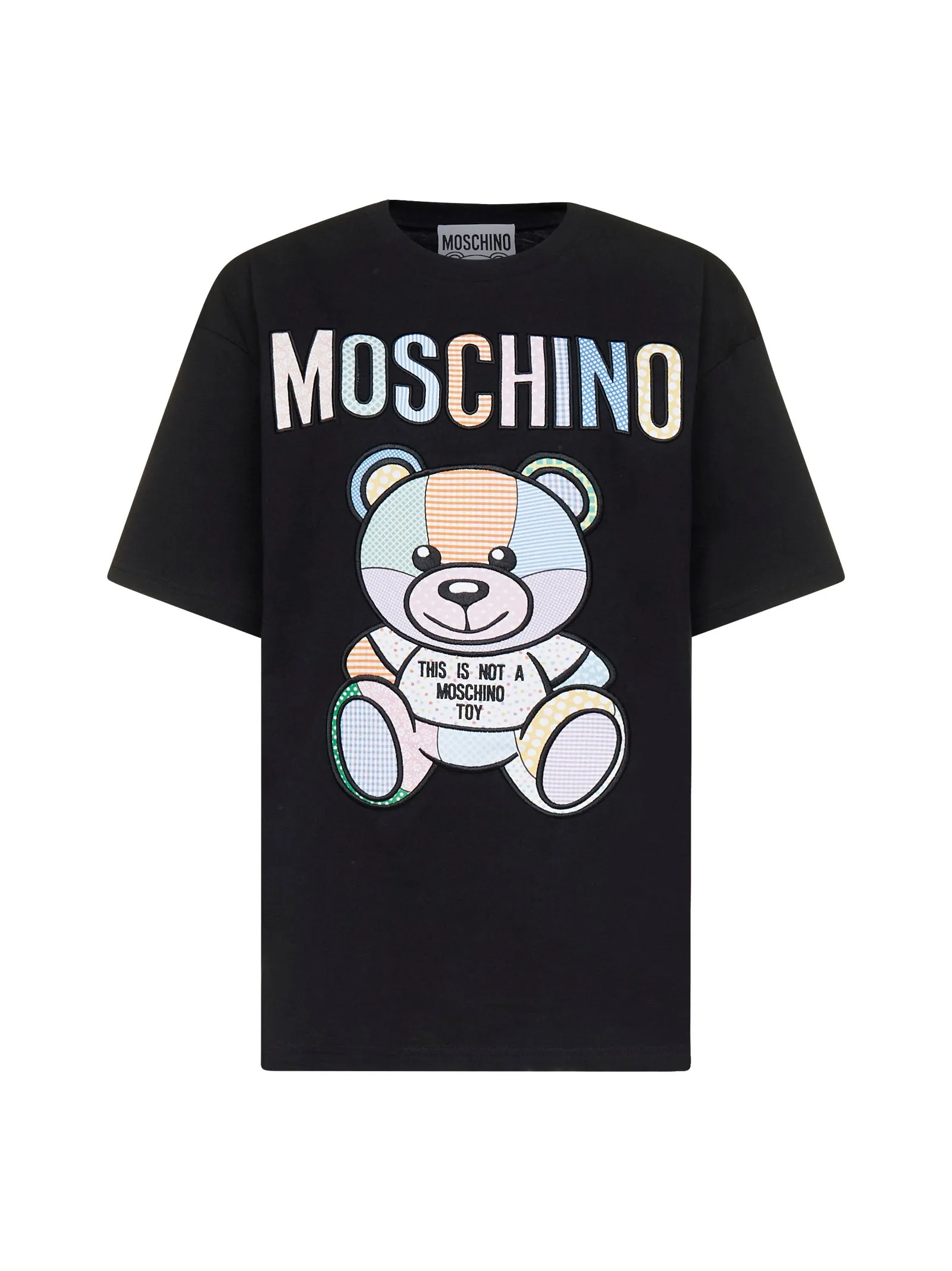 Moschino Teddy Bear Embroidered Crewneck T-Shirt