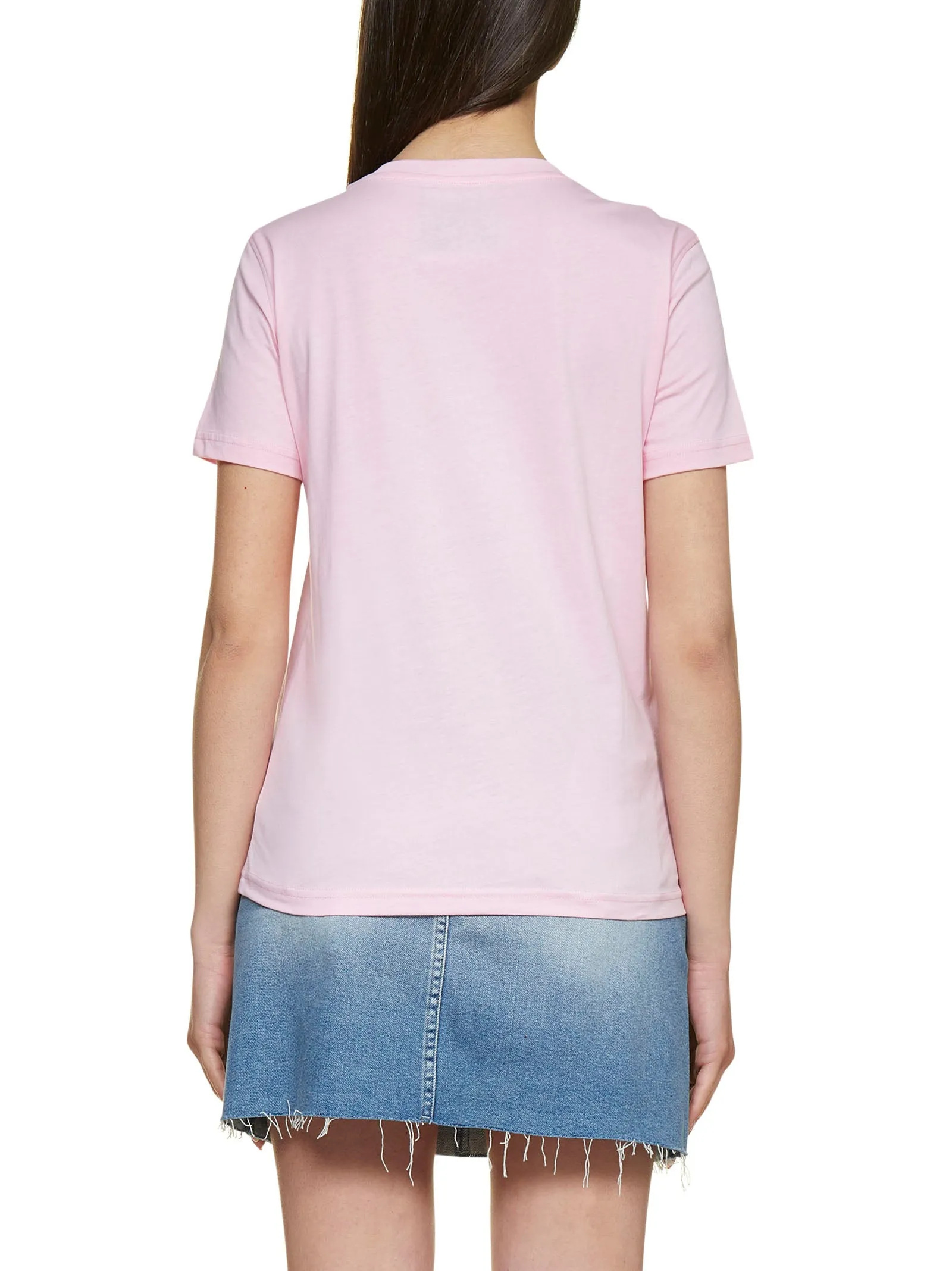 Moschino Teddy Bear Embroidered Crewneck T-Shirt
