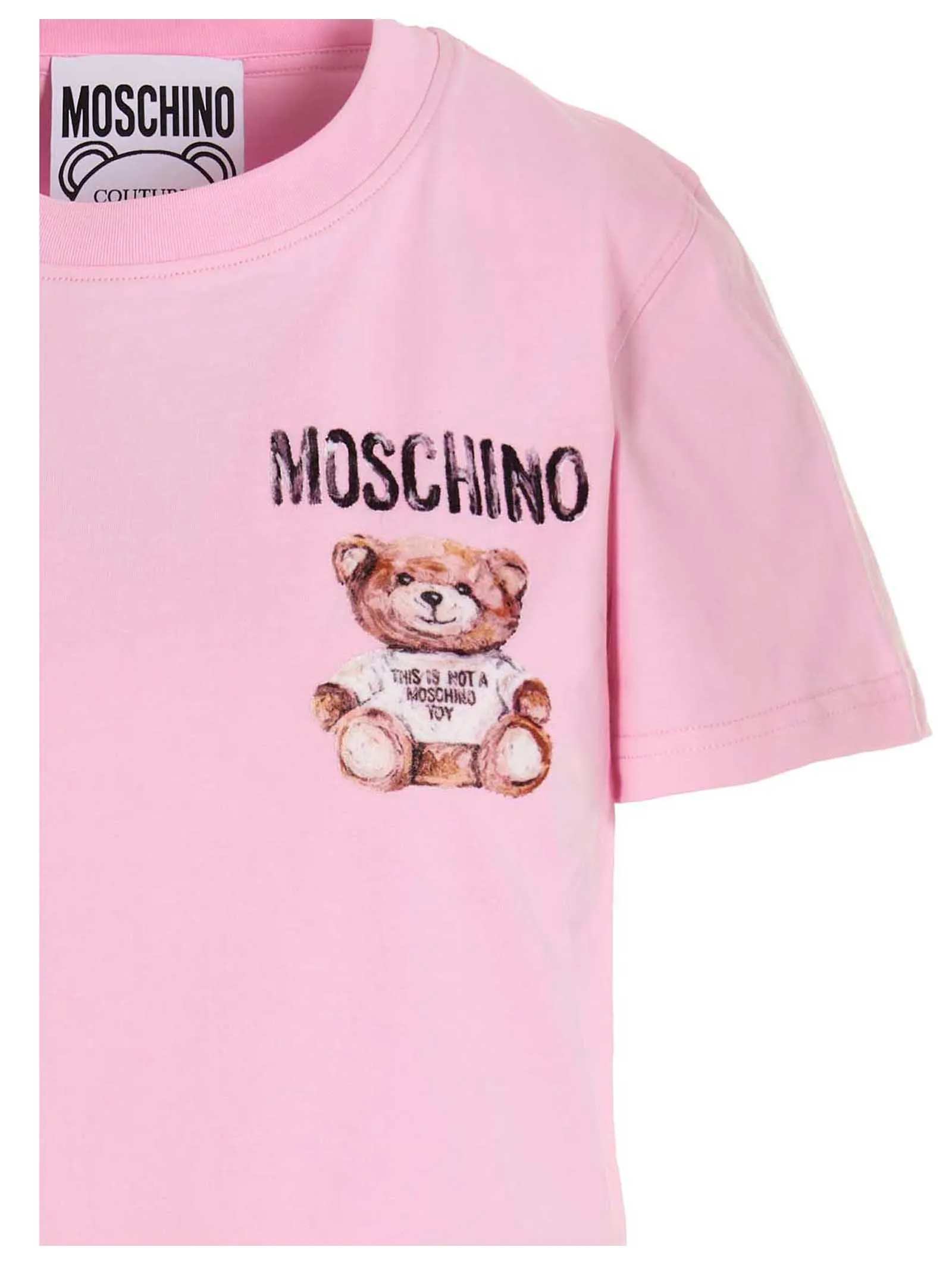 Moschino Teddy Print Crewneck T-Shirt
