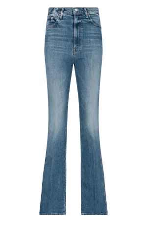 Mother Smokin' Double Heel High-Waisted Jeans