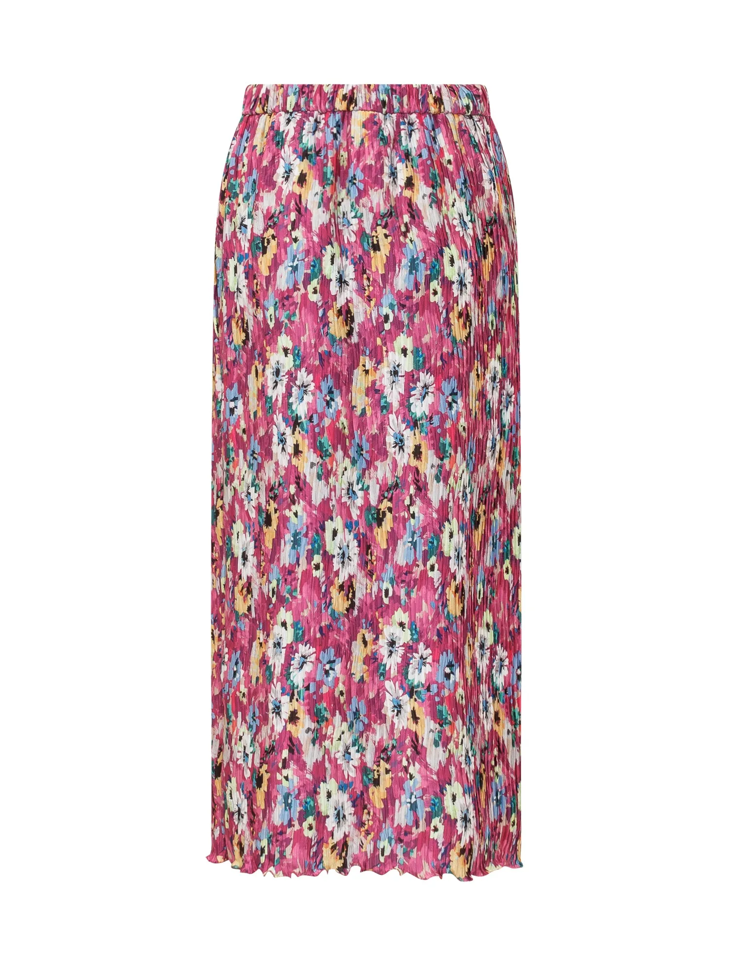 MSGM All-Over Printed Pleated Mini Skirt