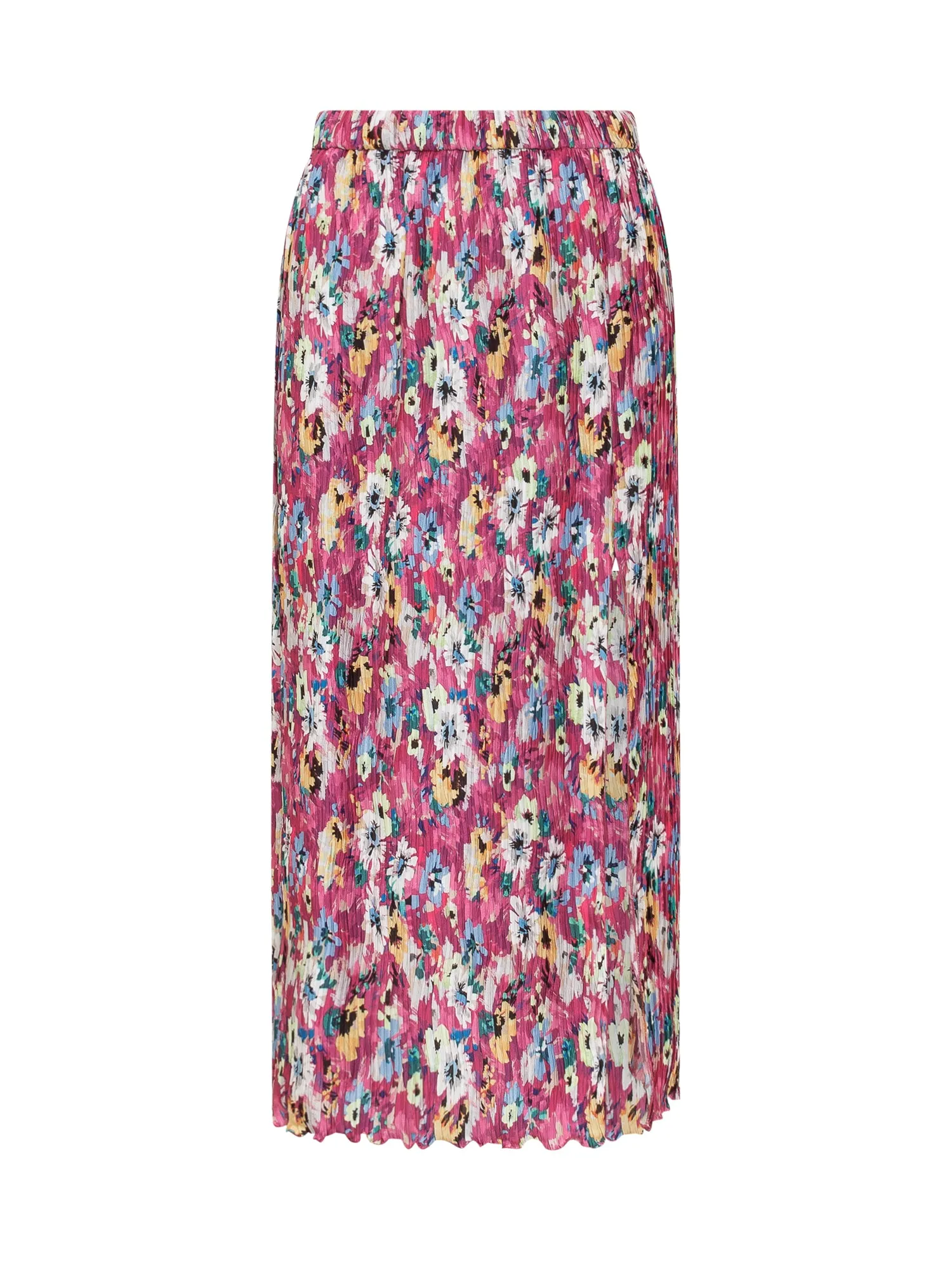 MSGM All-Over Printed Pleated Mini Skirt