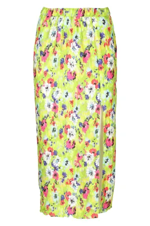 MSGM All-Over Printed Pleated Mini Skirt