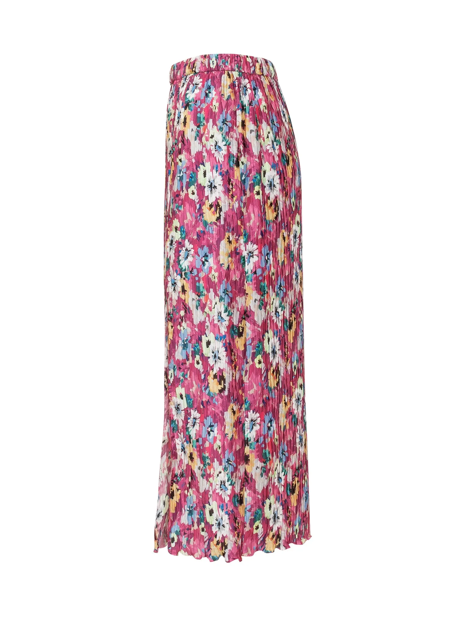 MSGM All-Over Printed Pleated Mini Skirt