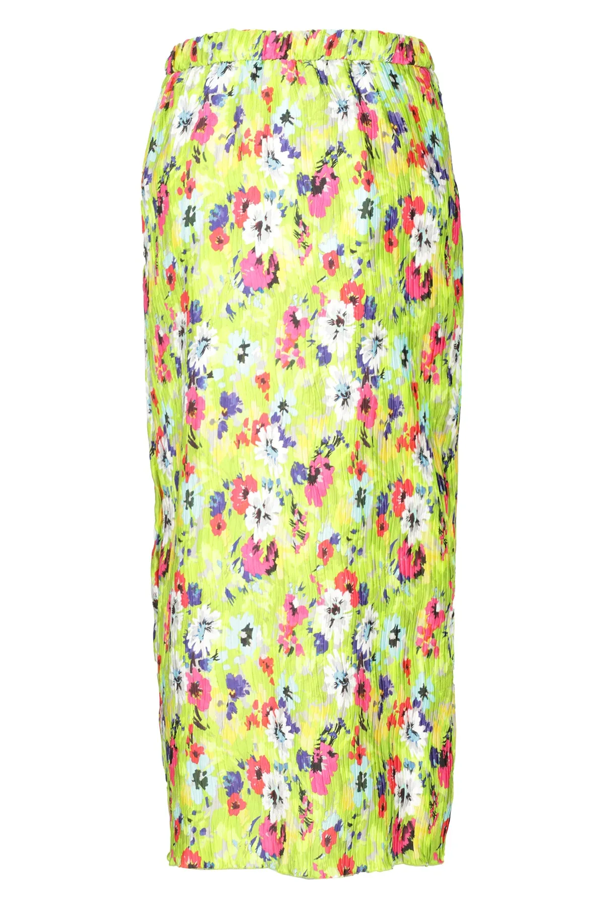 MSGM All-Over Printed Pleated Mini Skirt